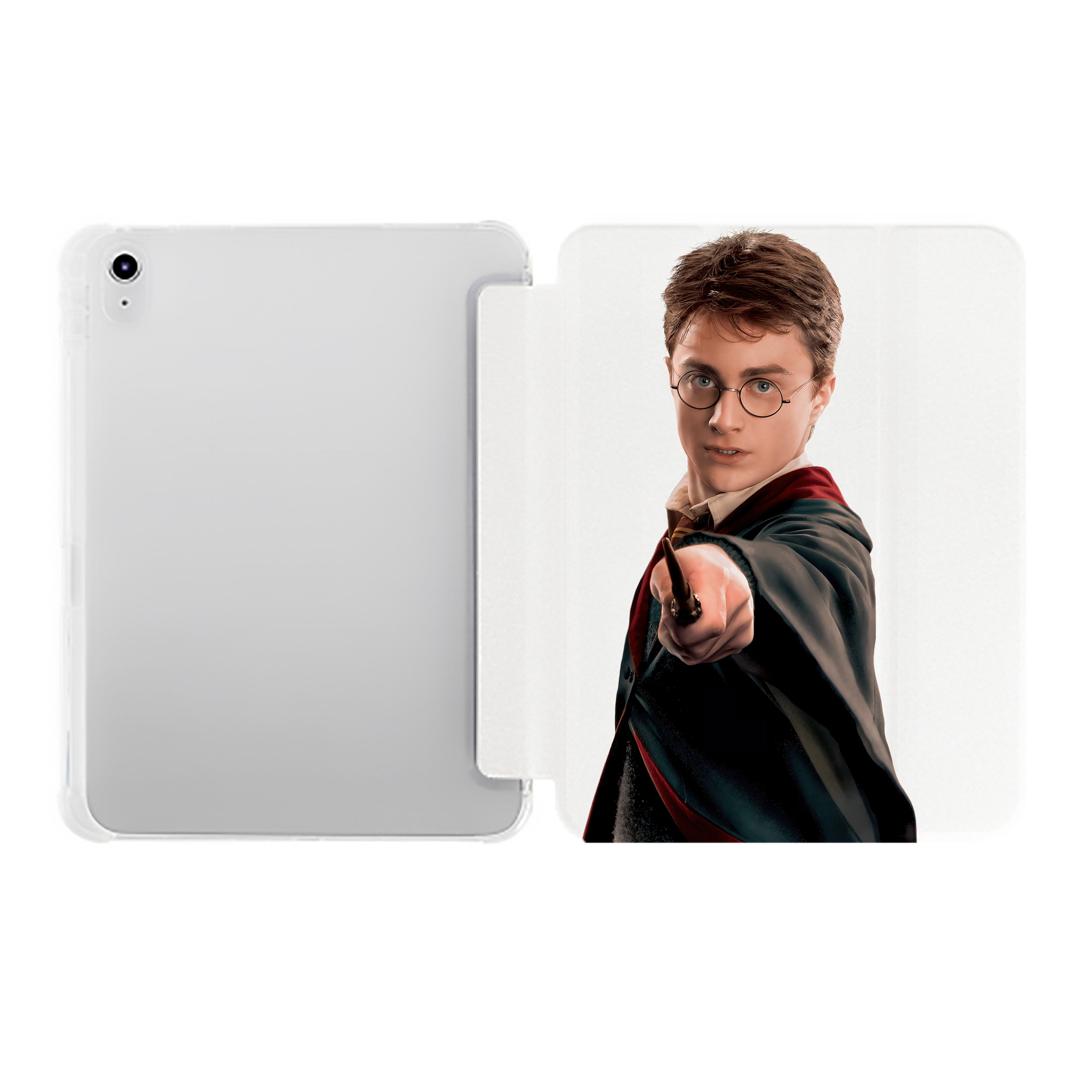 （画像用） Harry Potter ハリー・ポッターシリーズ IPad ケース ペン収納付き 三つ折りスタンド PUレザー×シリコン 対応機種9.5/10.5/10.9インチ